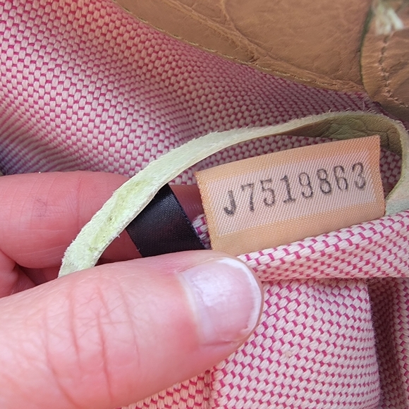 Dooney And Bourke Croc Embossed Leather Hobo Bag In Pistachio - Picture 6 of 14